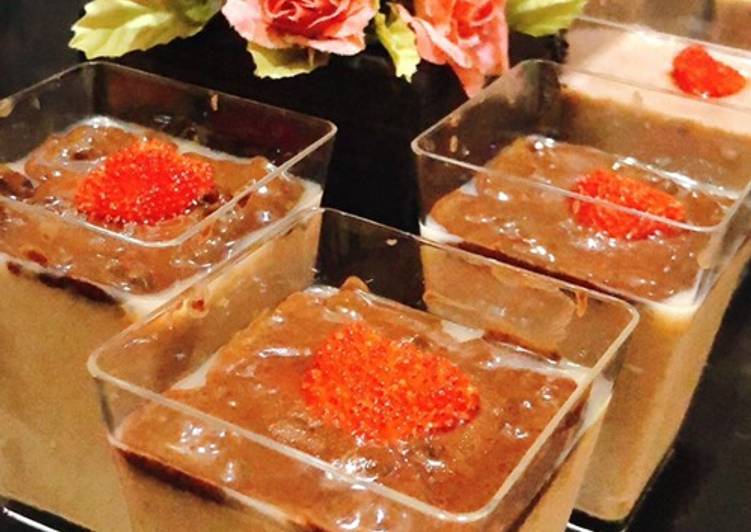 Cara Gampang Memasak Choco silky pudding Mudah