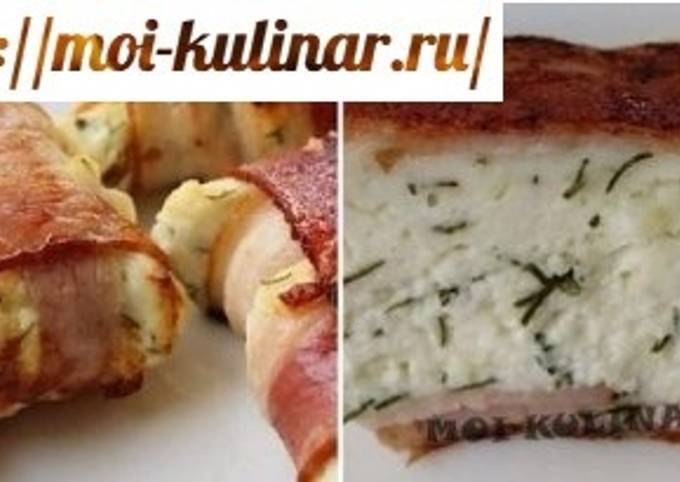 Мясные рулетики с беконом