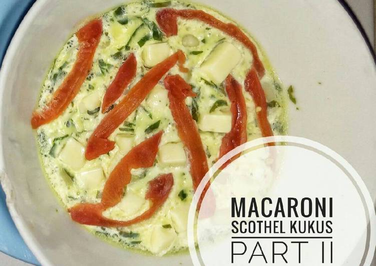 Resep: Macaroni schotel kukus mpasi 13m+ yang Gurih