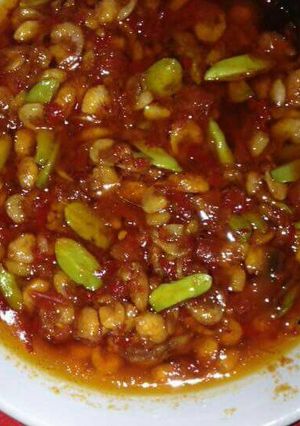 Foto resep Udang sambal petai
