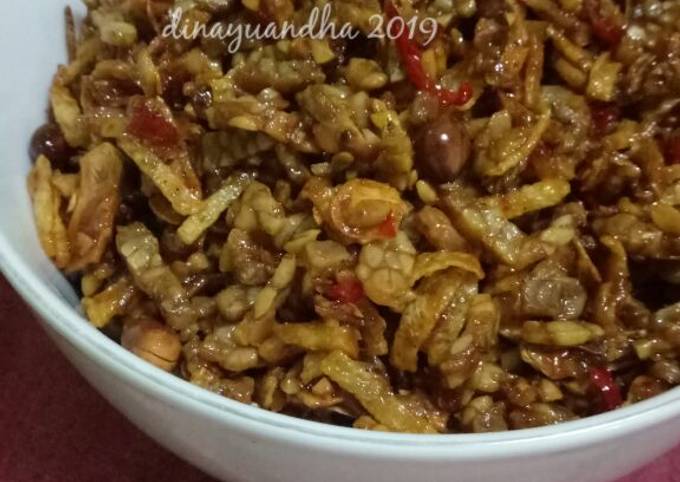 Anti Ribet, Buat Kering Kentang Tempe Kacang Yang Sederhana