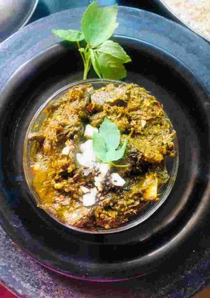 A picture of Gongura chutney.