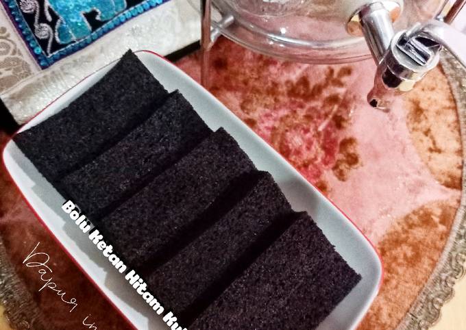 Bolu Ketan Hitam Kukus