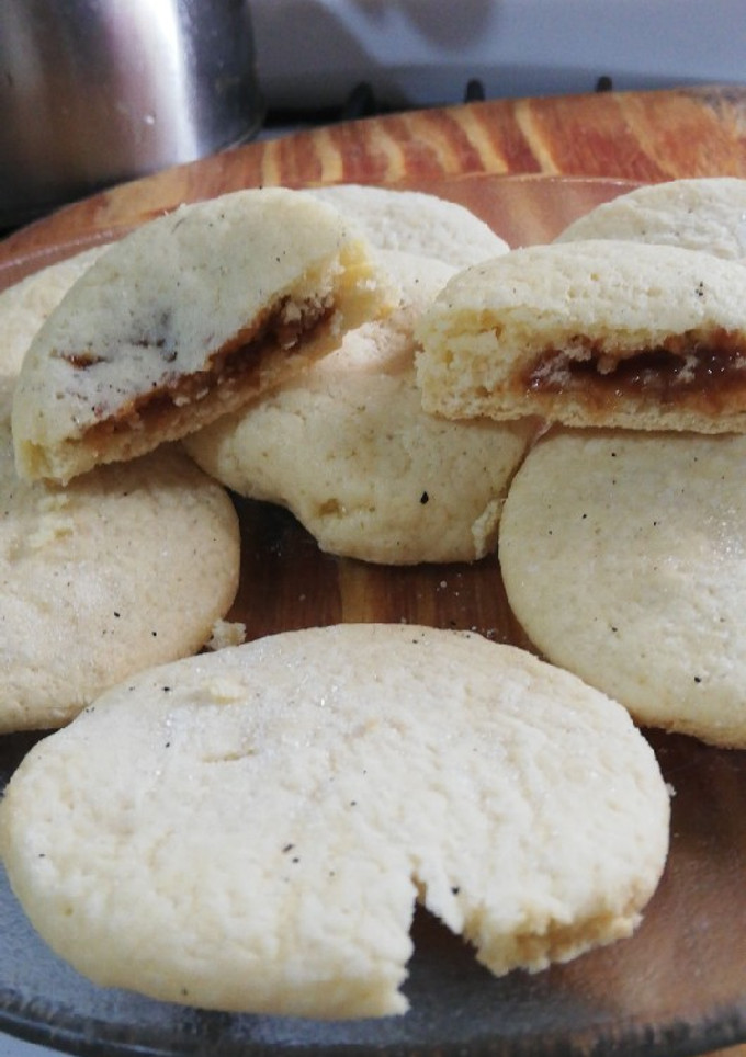 Una foto de Galletitas de vainilla simples y rellenas