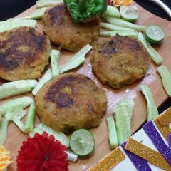 Vegetables kabab A picture of Vegetables kabab.