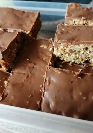Banános granola szelet (laktózmentes, gluténmentes, vegán) recept fotója