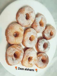 صورة لوصفة دونات بالزبادي 🍩 بدون بيض وزبده
