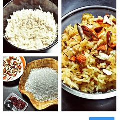 A picture of Meetha rice.