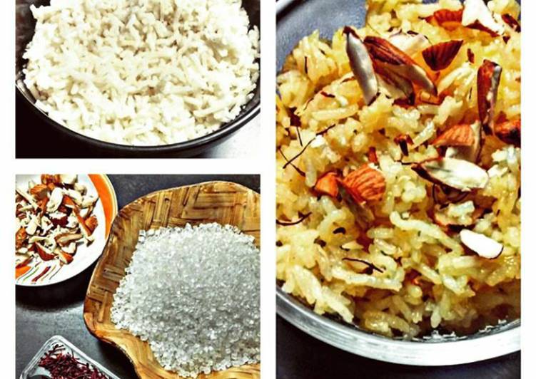 Recipe of Homemade Meetha rice