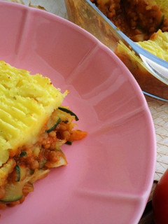 Una foto de Shepherd's pie vegana