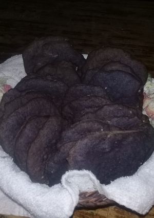 Una foto de Galletas moradas