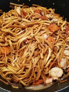 Una foto de Tallarines orientales