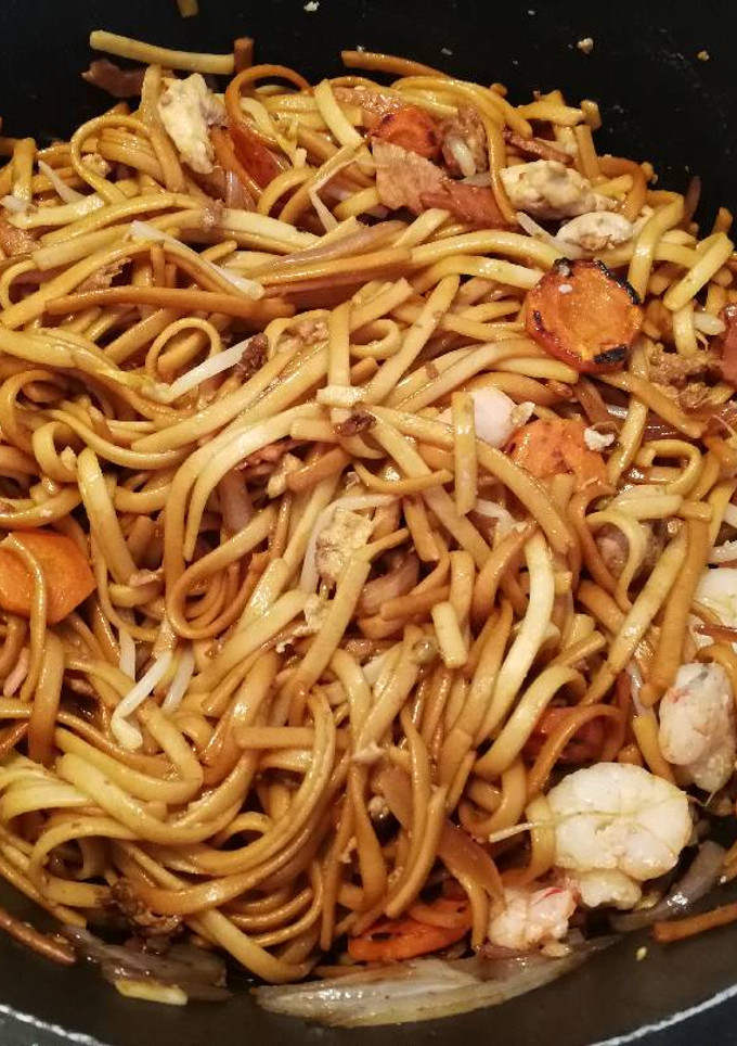 Una foto de Tallarines orientales