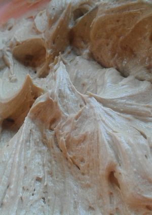 Una foto de Frosting o crema de manteca con dulce de leche