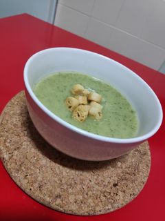 Una foto de Crema de Calabacín