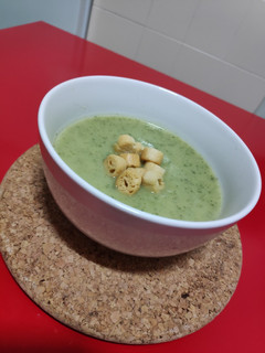 Una foto de Crema de Calabacín