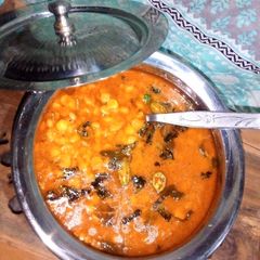 A picture of Chanay ki dal salan.