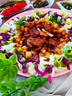 عکسی از دستور واویشکا با گوشت تکه ای