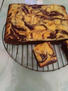 Foto resep Brownies Marmer