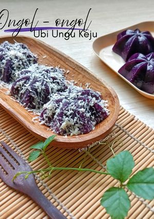 Foto resep Ongol - ongol Ubi Ungu Keju