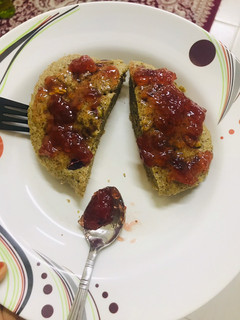 A picture of Oats & Almond bread !!!!.