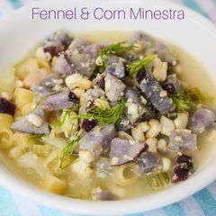 A picture of Fennel & Corn Minestra Soup.