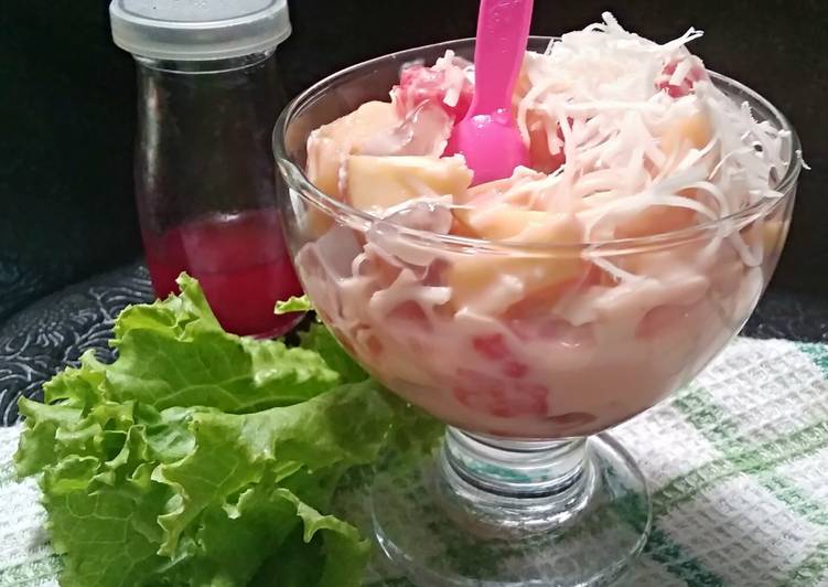 Resep Salad Buah Praktis Super Lezat