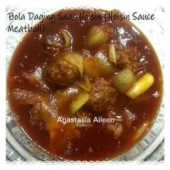 A picture of Bola Daging Saus Hoisin.