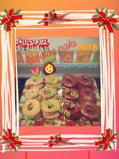 Una foto de Rosco de naranja y cobertura de chocolate🍫 🍊 Thermomix 💠🎄🎅
