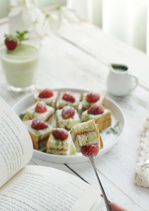 Foto resep 213. Roti Tawar Matcha