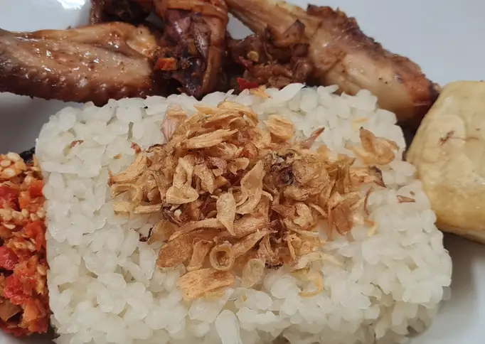 Nasi Uduk Shirataki (no santan, no minyak)