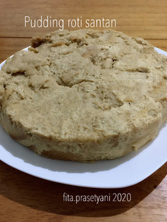 Foto resep Puding roti santan (bisa untuk MPASI)
