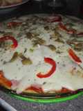 Pizza en horno microondas