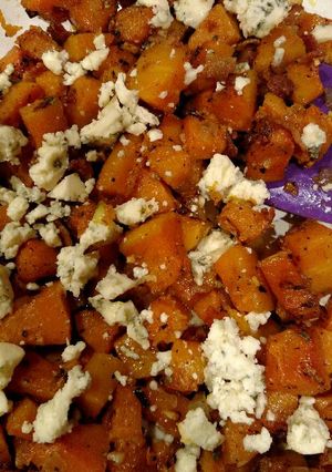 A picture of Butternut squash sauté.