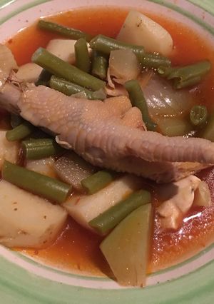 Una foto de Caldo de pollo