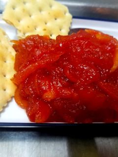 Una foto de Dulce de papaya