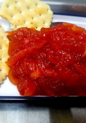 Una foto de Dulce de papaya