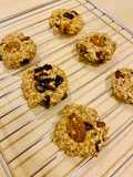 3 Ingredients - Soft and Chewy Oatmeal breakfast cookies