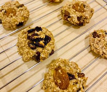 Easy Fast Cooking 3 Ingredients  Soft and Chewy Oatmeal breakfast cookies Yummy