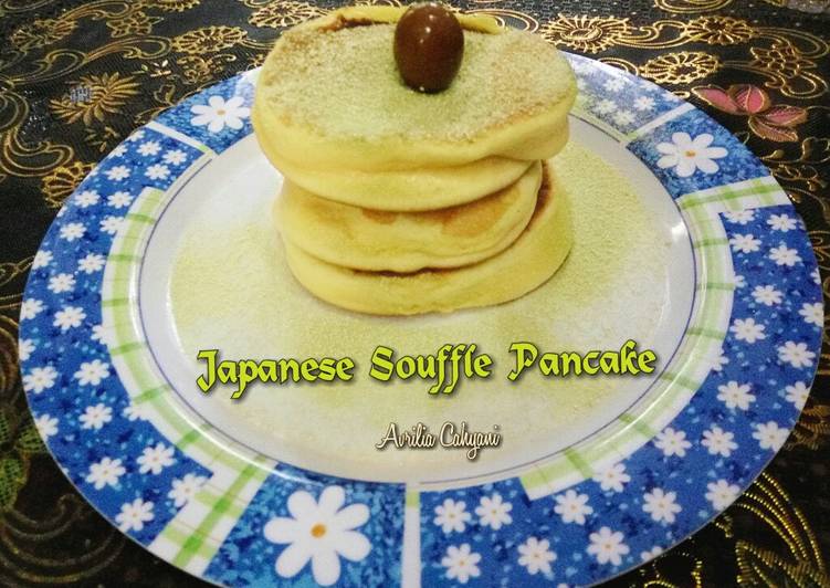 Japanese Souffle Pancake (Fluffy Pancake) #kamismanis