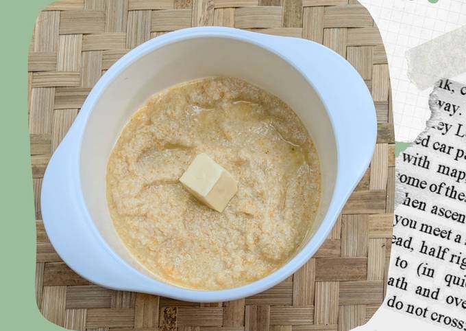 MPASI 6m menu lengkap - daging ayam wortel