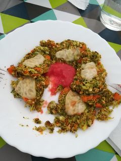 Una foto de Buñuelos de verduras y avena
