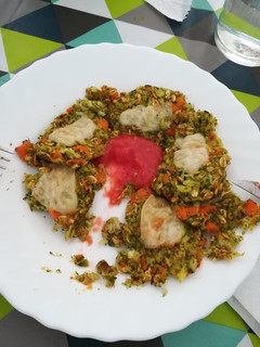 Una foto de Buñuelos de verduras y avena