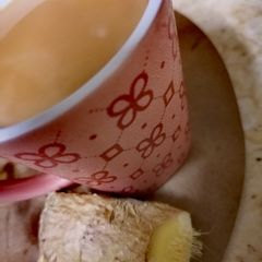 A picture of Ginger Tea☕.