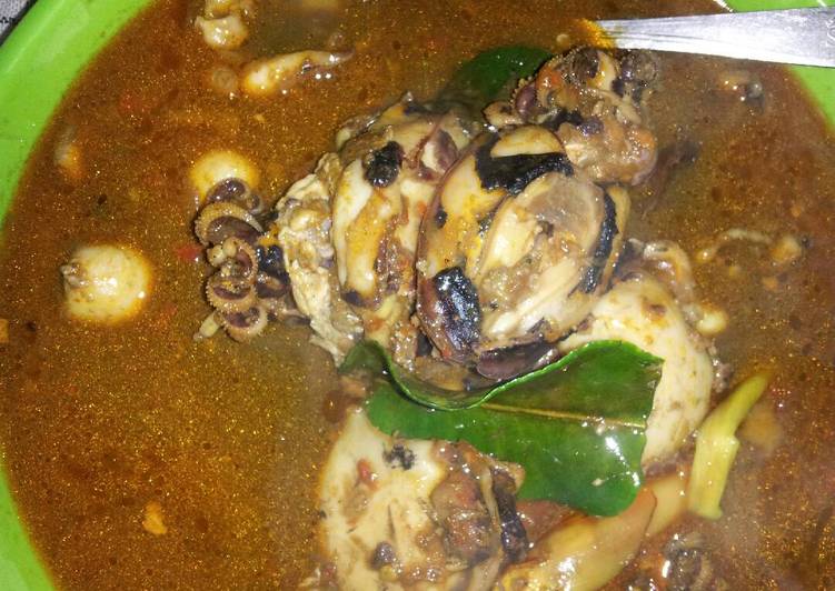 Resep Cumi Hitam Pedas Manis Lezat