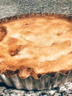 Una foto de Tarta de manzanas rápida