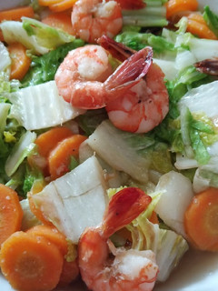 Foto resep Tumis sawi putih udang
