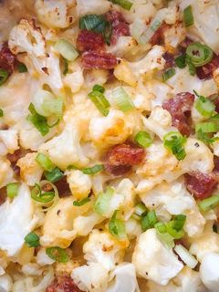 A picture of Cauliflower and Sausage Casserole.