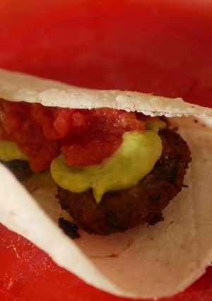 Una foto de Tacos de Hamburguesa