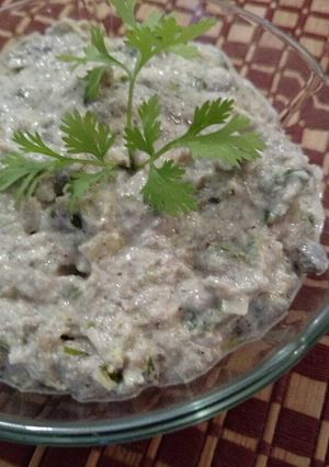 Una foto de Dip de champiñones y cajú